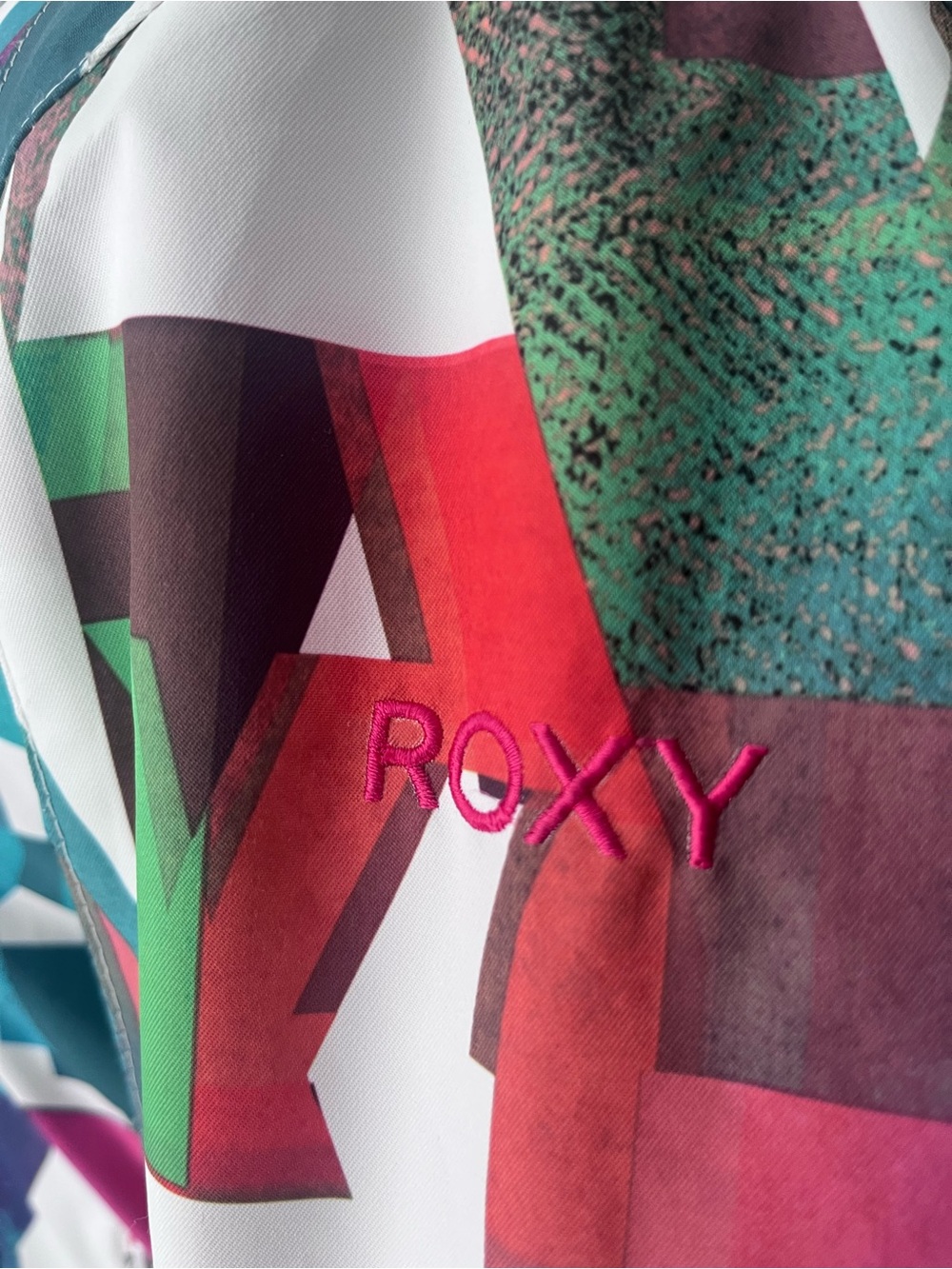 Girl’s Roxy Multicolor ski snowboarding jacket - Picture 6 of 7